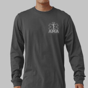Bella + Canvas BC3501 Dark Grey - Unisex Jersey Long-Sleeve T-Shirt