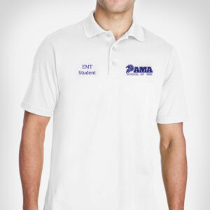 Core365 88181 White - EMT Student Performance Polo