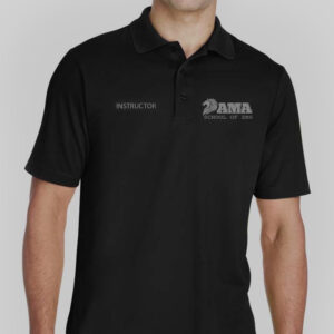 Core365 88181 Black - Instructor Performance Polo - No Back Print