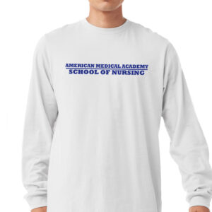 Bella + Canvas BC3501 White - Unisex Jersey Long-Sleeve T-Shirt - Nursing