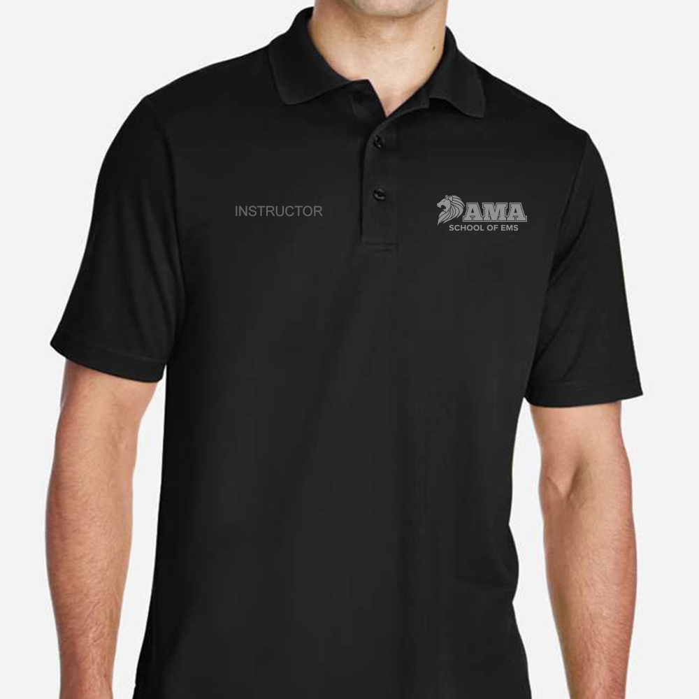 Core 365 88181 Instructor Performance Polo - No Back Print